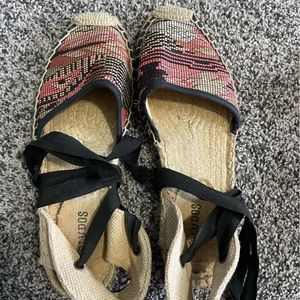 Soludos Lace Up Flats